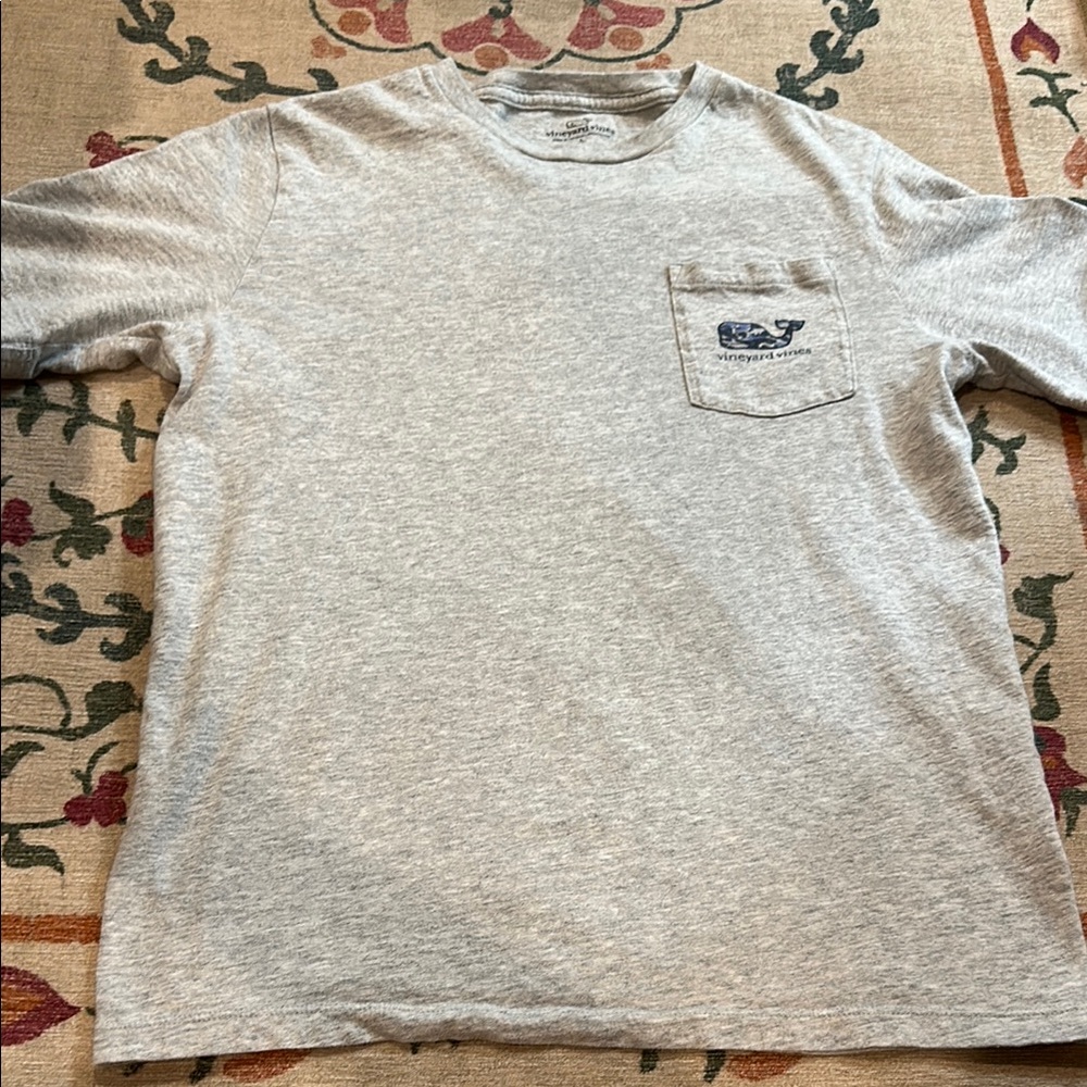 Boys Vineyard Vines Blue Camo Whale Tshirt Size Large